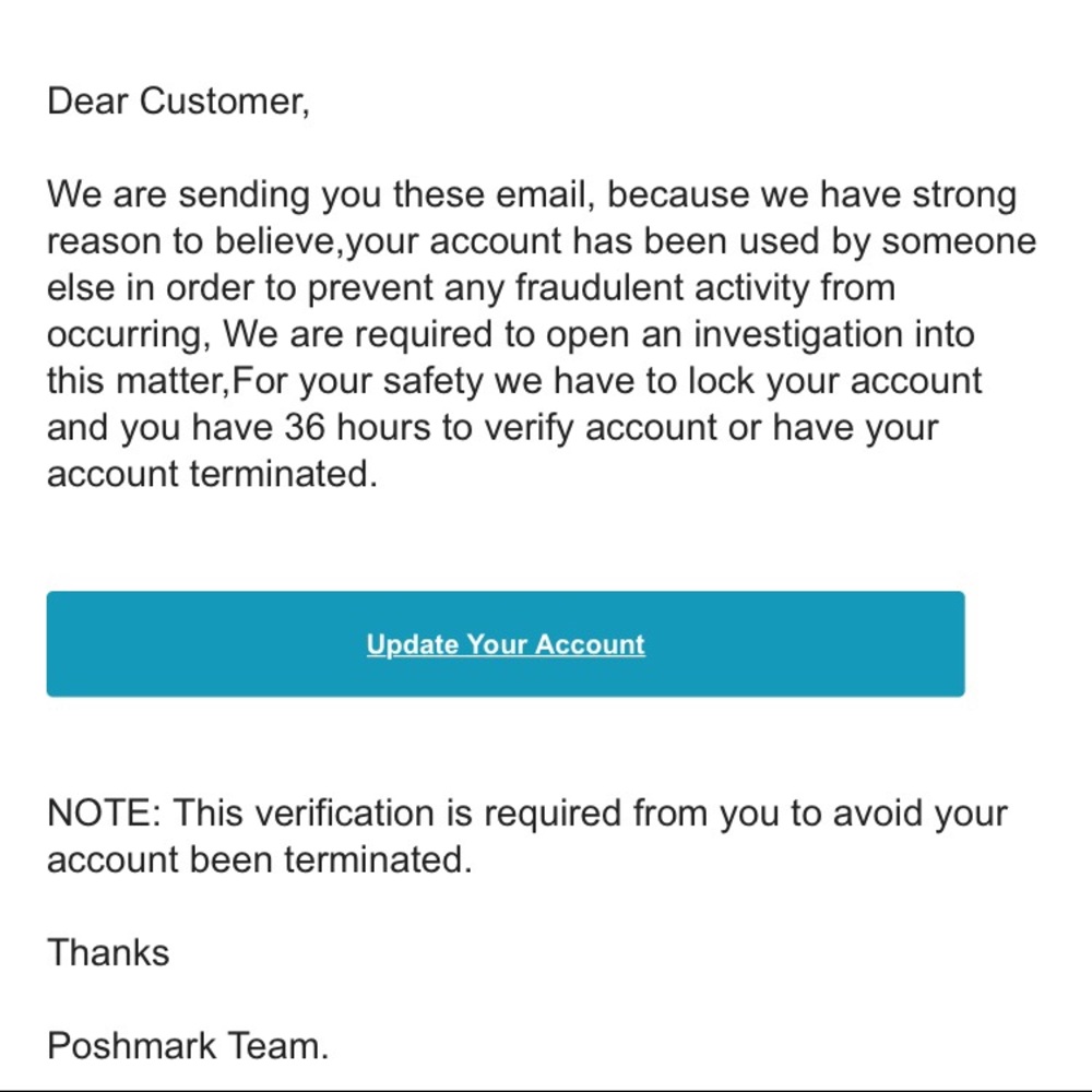 BE AWARE! SCAM